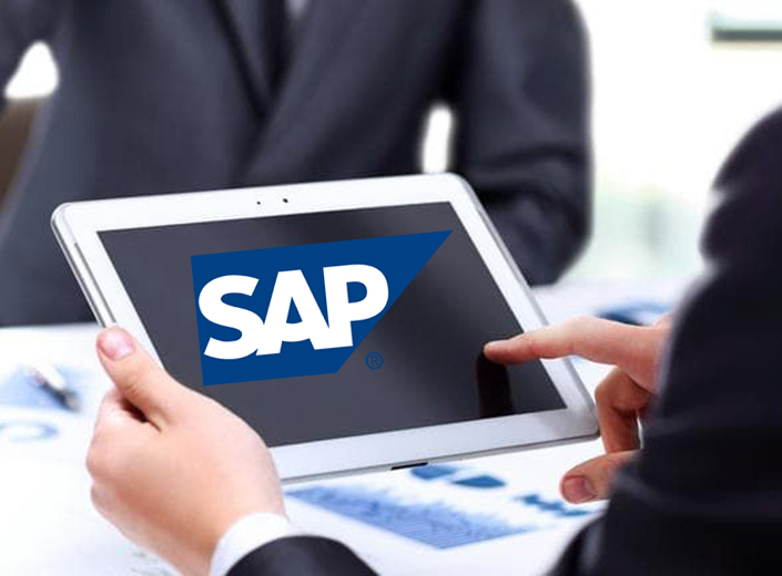 SAP certificate is written on a tablet.