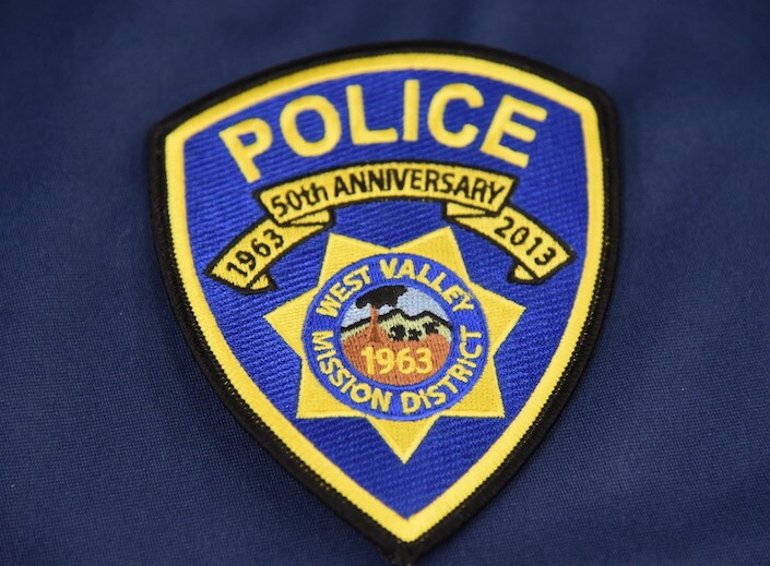 Police badge from the WVM district.