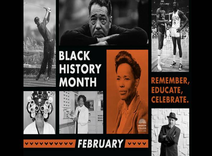 group of images of black history month people